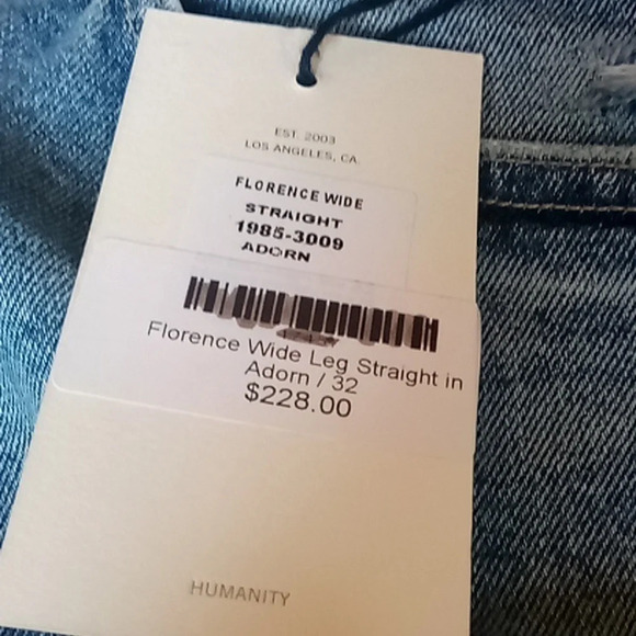 Citizens of Humanity Florence High-Rise Wide-Straight Jeans in Adorn - Picture 7 of 12